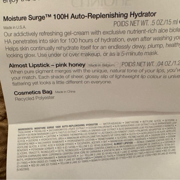 Clinique Mini Makeup Set and Pouch 💕 NWT. - Picture 6 of 7